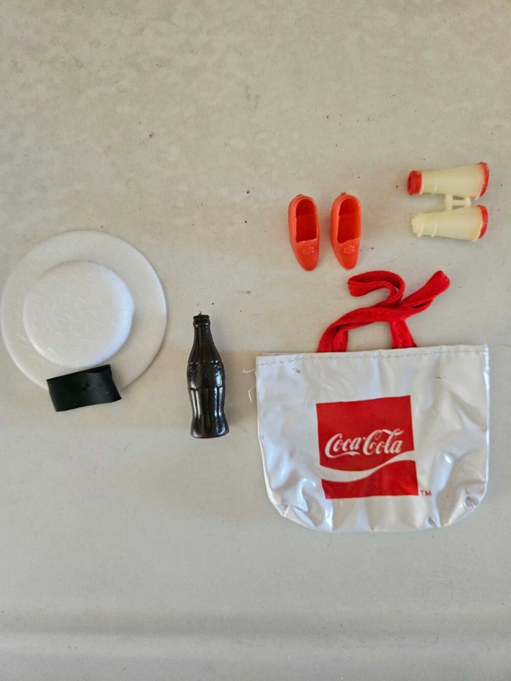 Vintage Barbie x Coca Cola Beach Accessories Lot